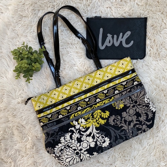 π2X HPπ Vera Bradley Zippidy Tote π Baroque Pattern - Picture 7 of 16